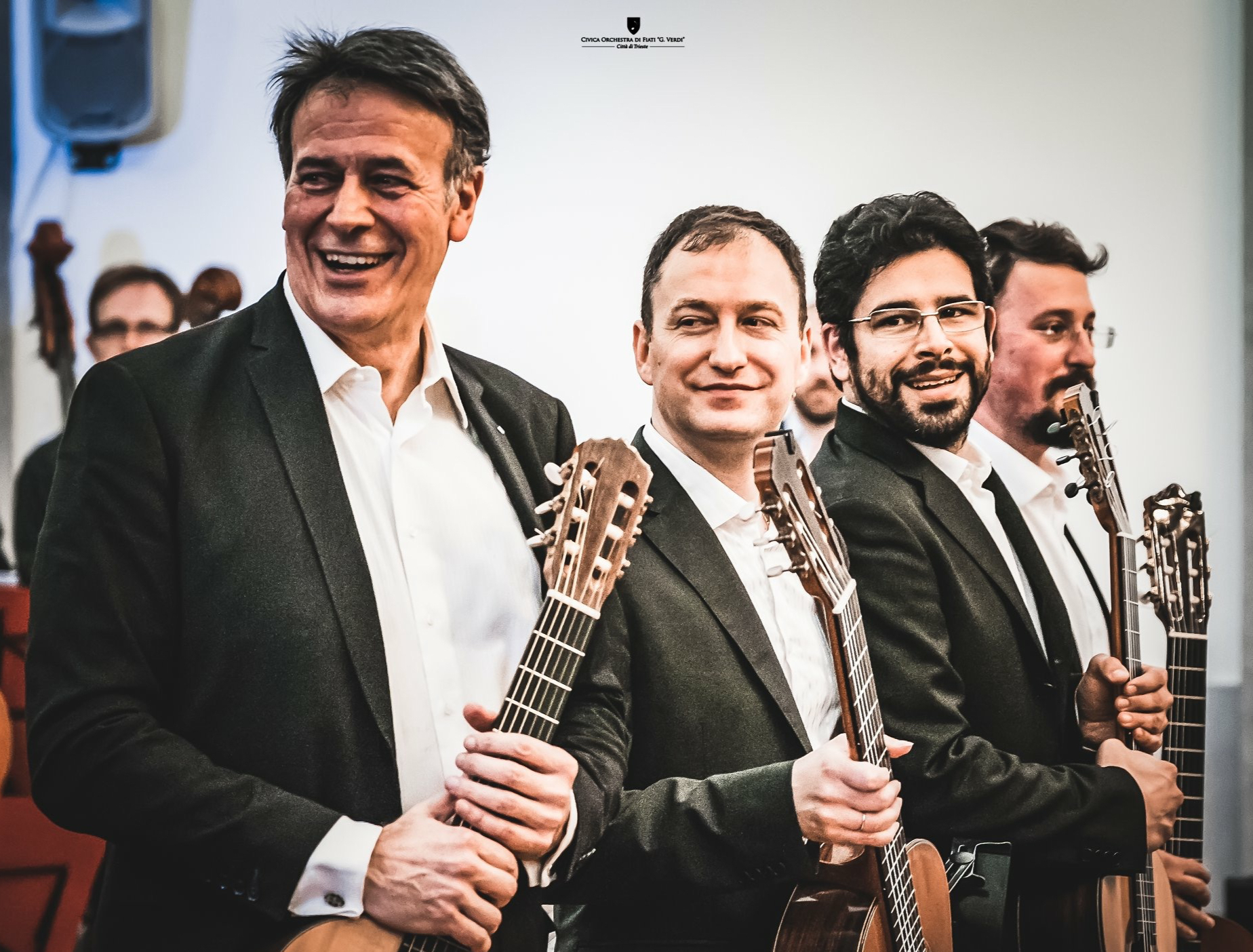 PLIK Guitar Quartet plays "El Fuego" from "Los cuatro elementos" by Francis Kleynjans